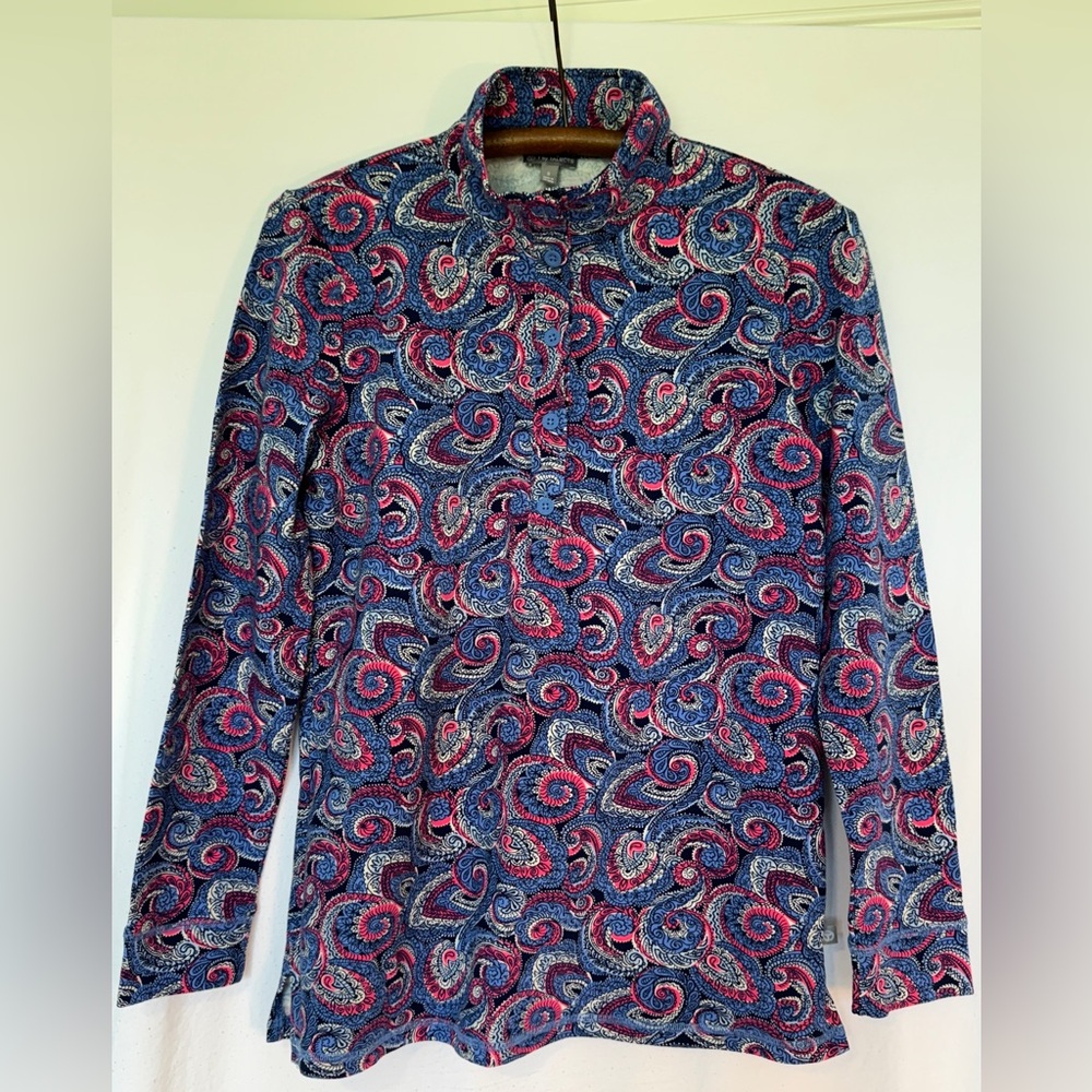 T by Talbots, Small, 1/4 button front